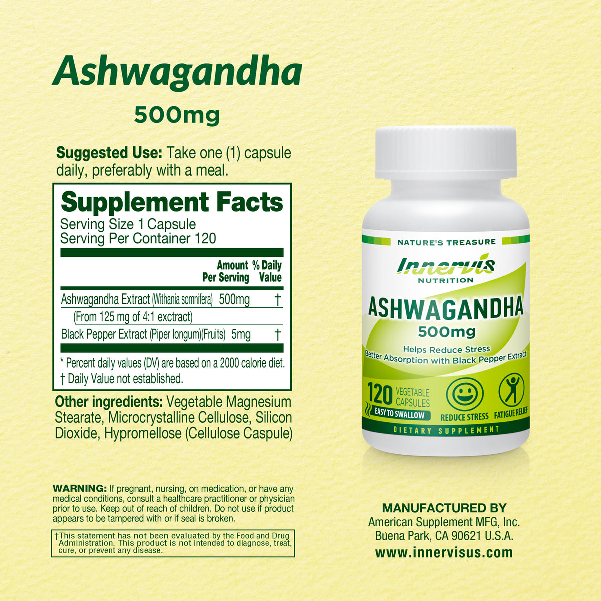 Ashwagandha 500mg