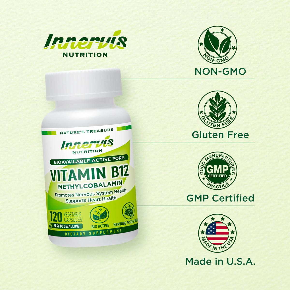 Bioavailable Active Form Vitamin B12