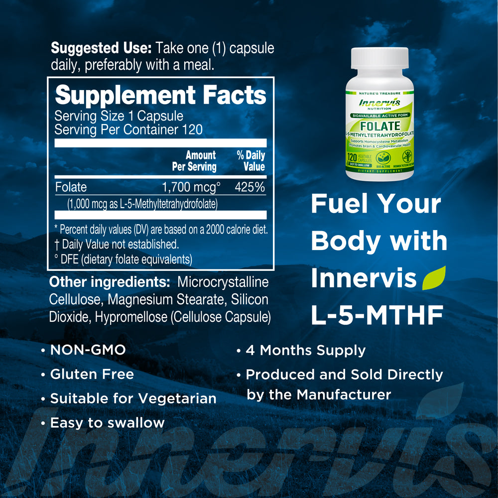 Bioavailable Active Folate L-5-MTHF