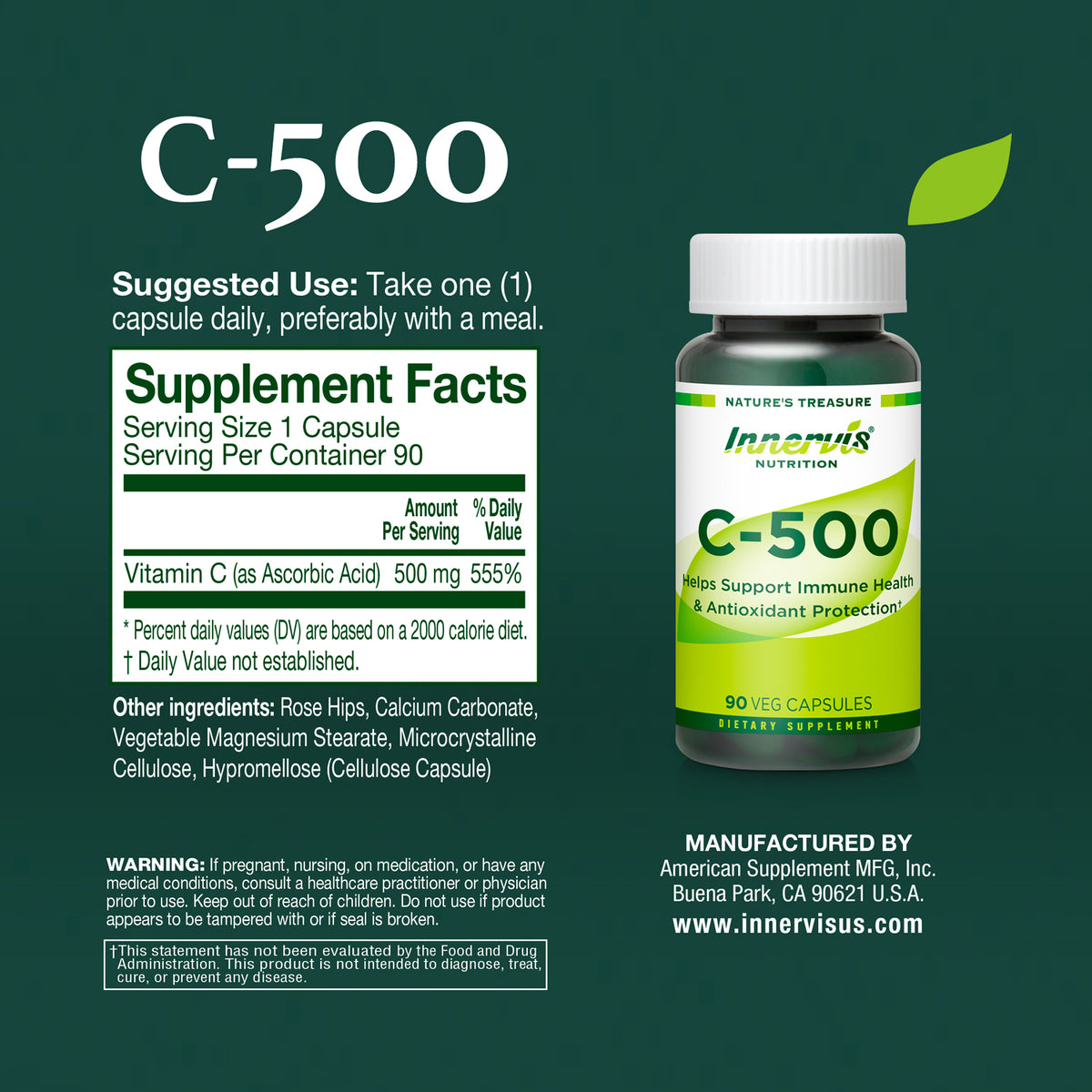 VITAMIN C-500 MG