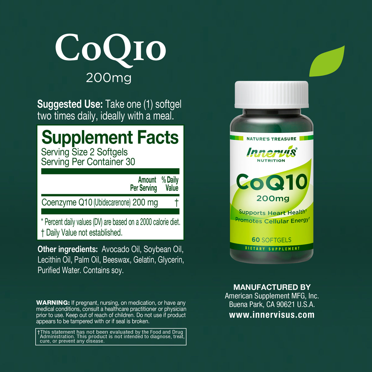 CoQ10 200mg
