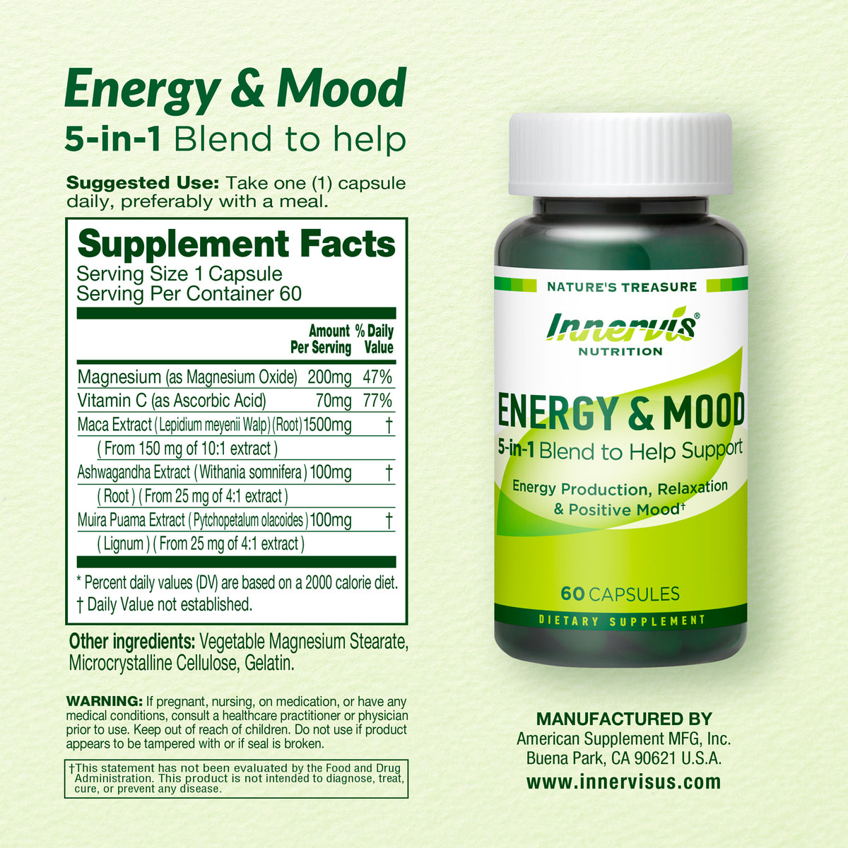 Energy & Mood 5-in-1 Blend