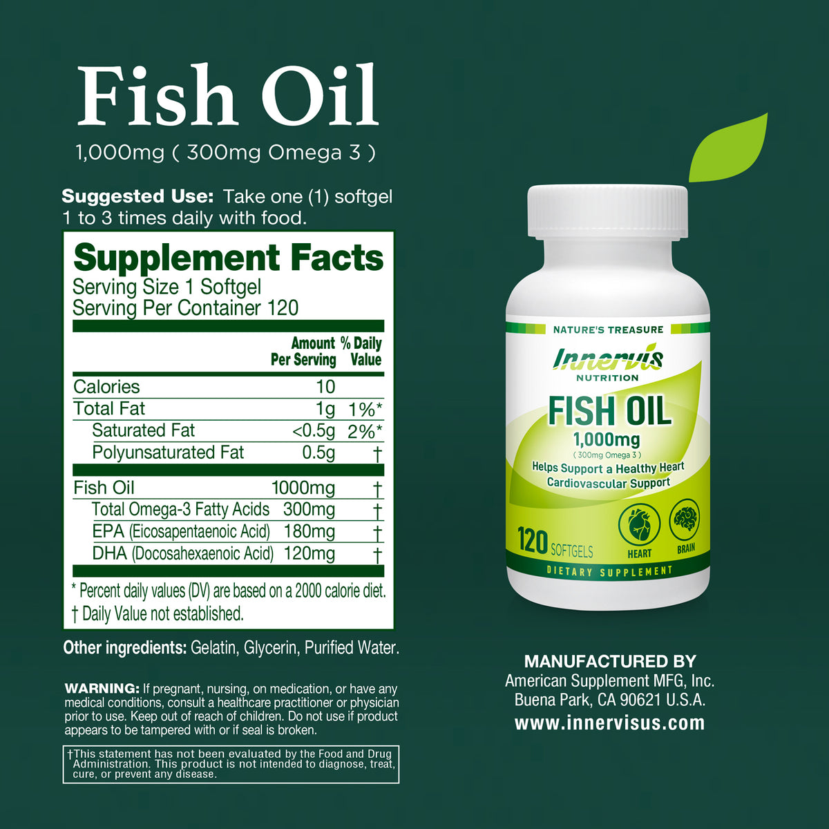 Fish Oil 1,000 mg