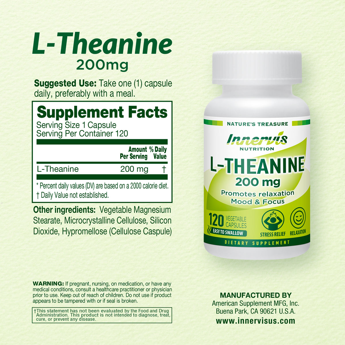 L-Theanine 200mg