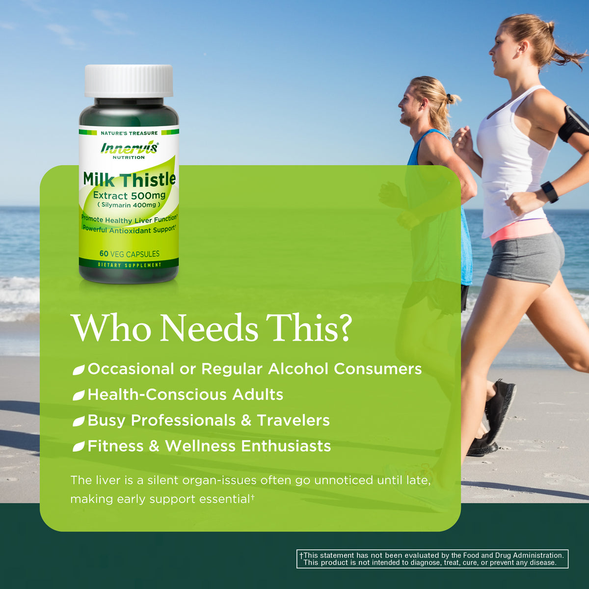 Milk Thistle Extract 500mg (Silymarin 400mg)