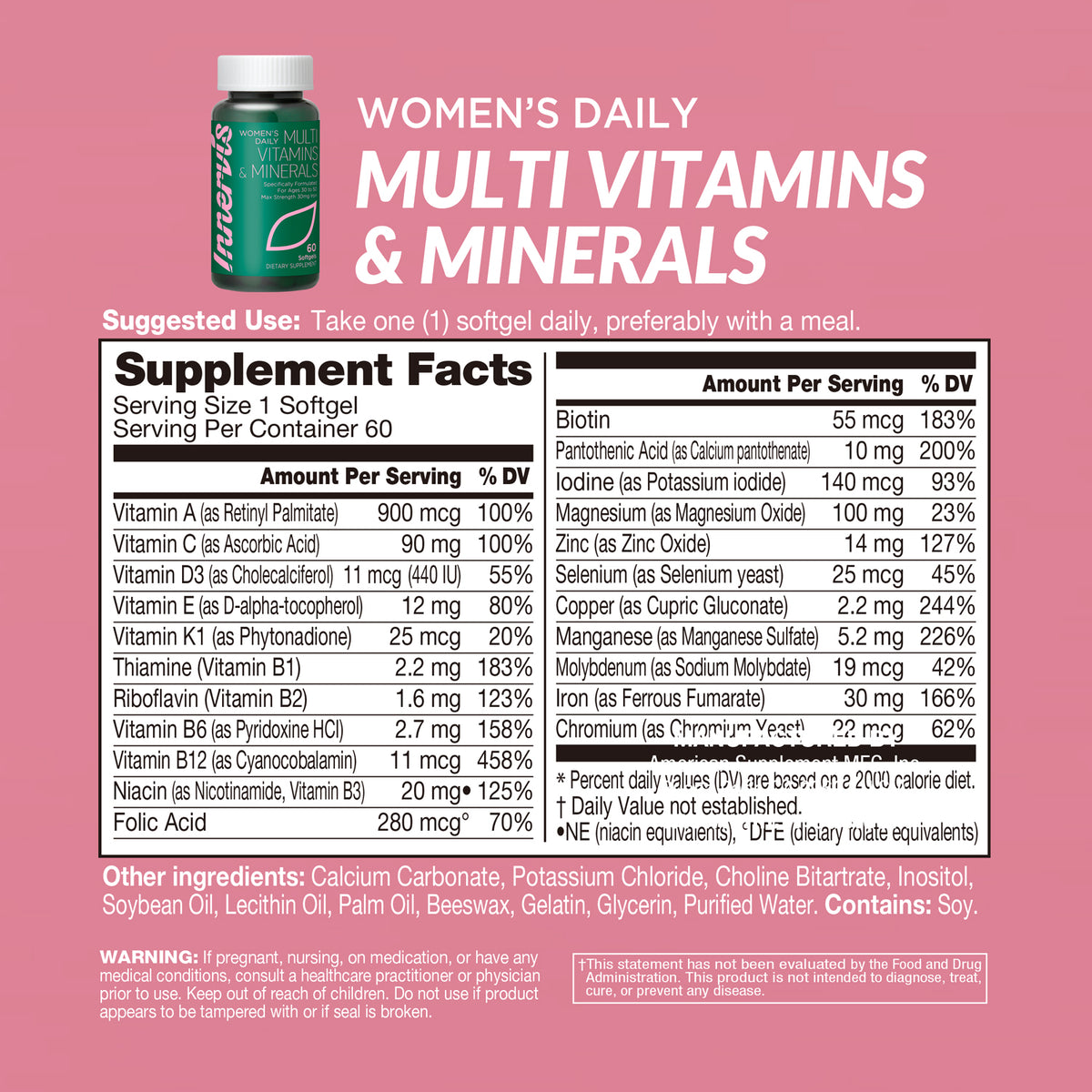 Women's Multivitamins with Minerals