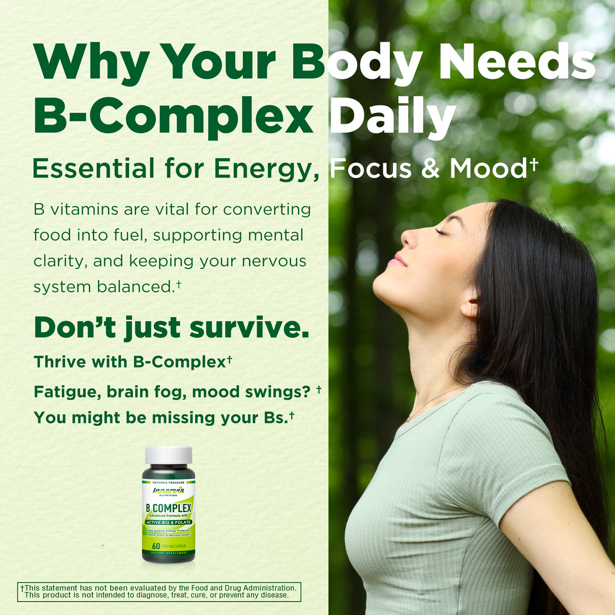 B COMPLEX Advanced Formula with ACTIVE B12 & FOLATE